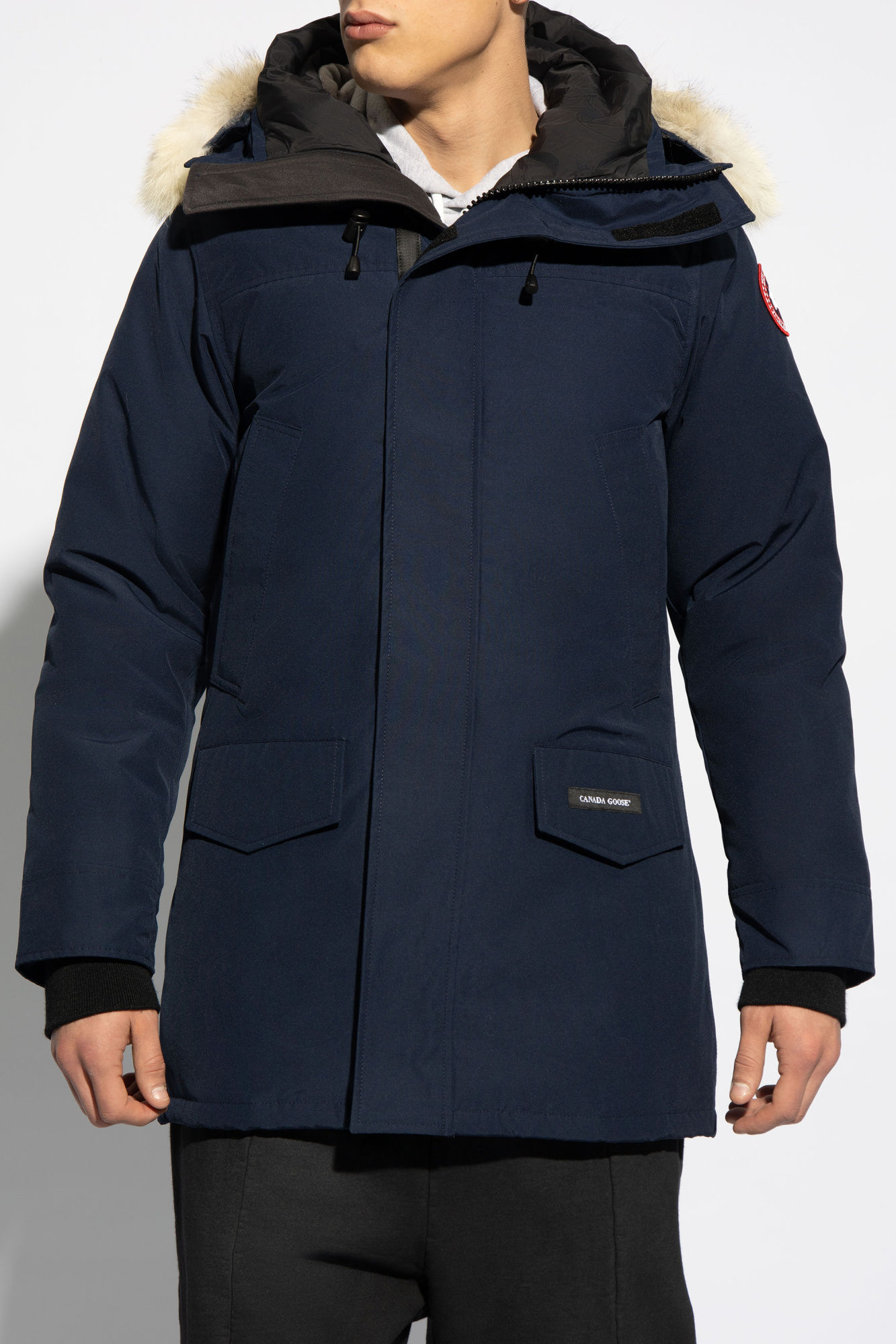 Navy blue Langford down jacket Canada Goose Vitkac Germany